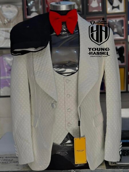 Men's grey suit