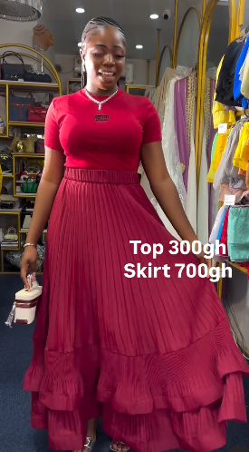 The top is red