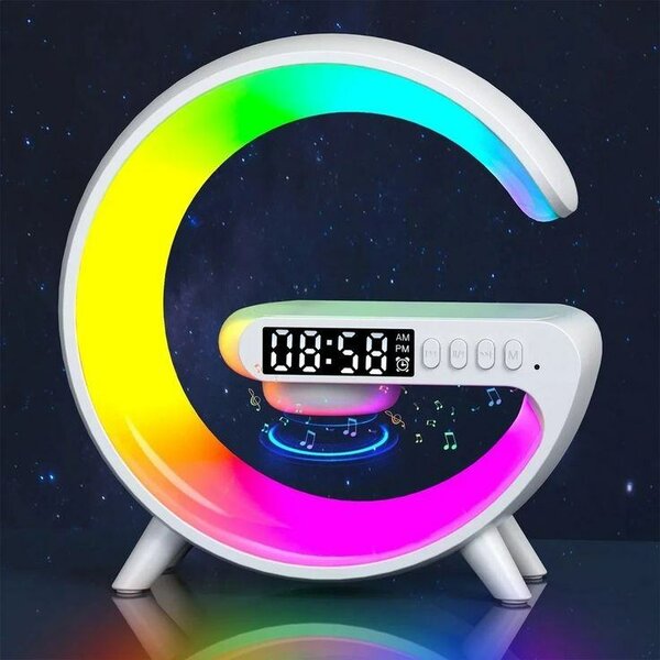 Réveil LED Bluetooth avec Chargeur Sans Fil
