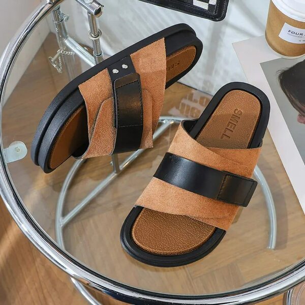 Sandales en cuir élégantes