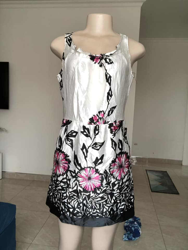 Dress blanc rose