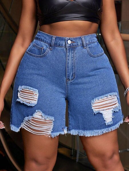 Ladies denim shorts