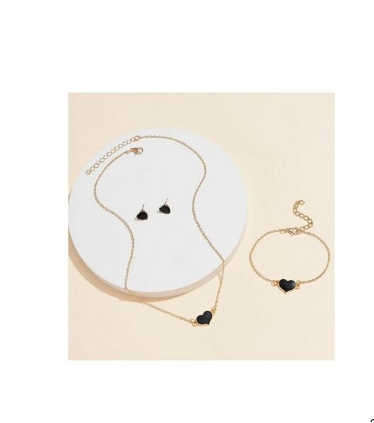 4pcs Ensemble De Bijoux Collire Bracelet