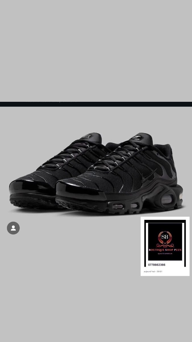 Basket Nike authentique avec sa boîte