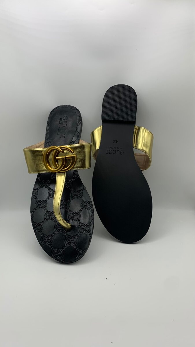 Quality branded slippers available (Gold and brown)