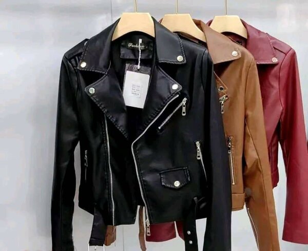 Leather coat