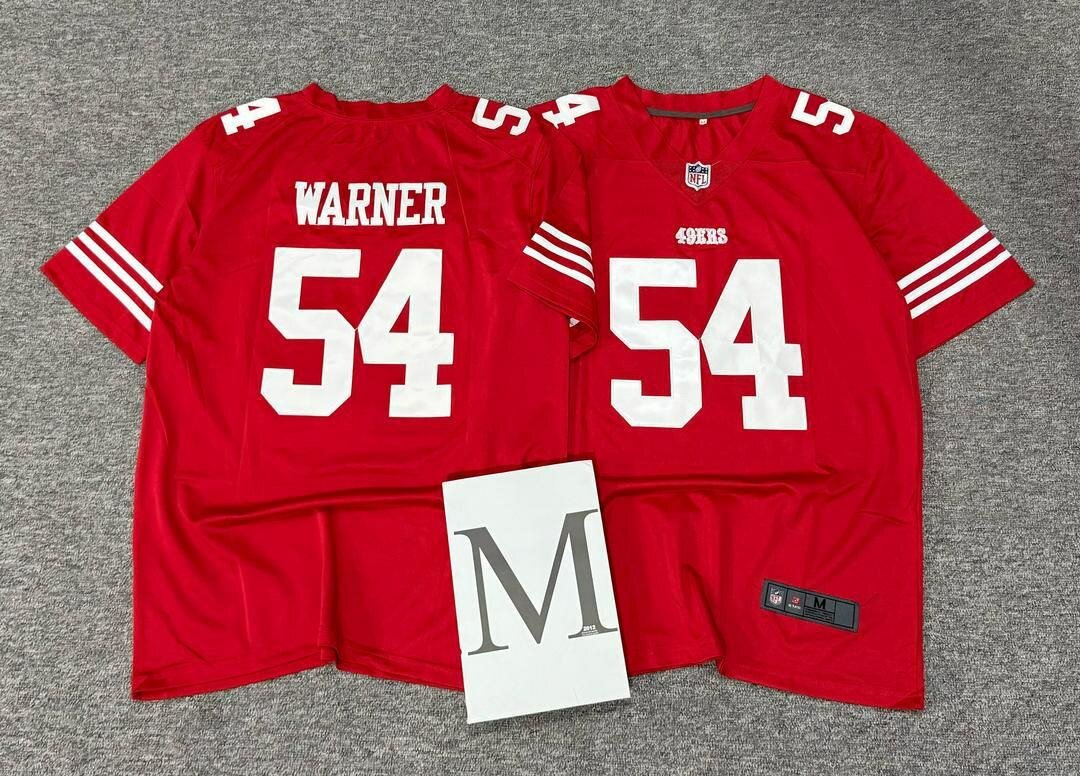 Maillot NFL rouge Numéro 54