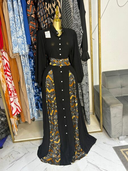 Robe Longue Élégante Ethnique