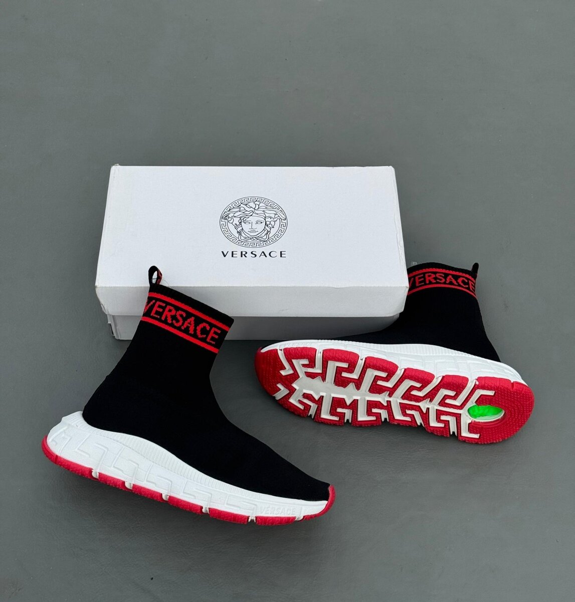 Baskets Versace Homme Noire
