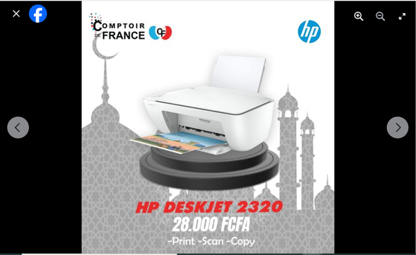 HP Deskjet 2320 - Imprimante Multifonction Couleur à Jet d'Encre 