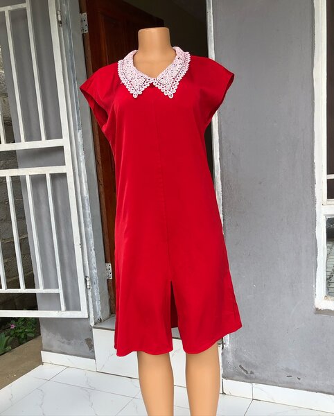 red dress