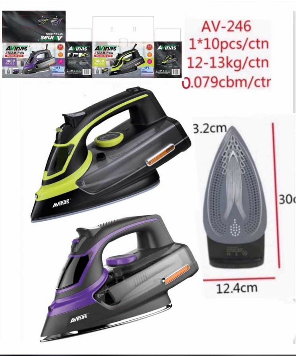Avinas steam iron