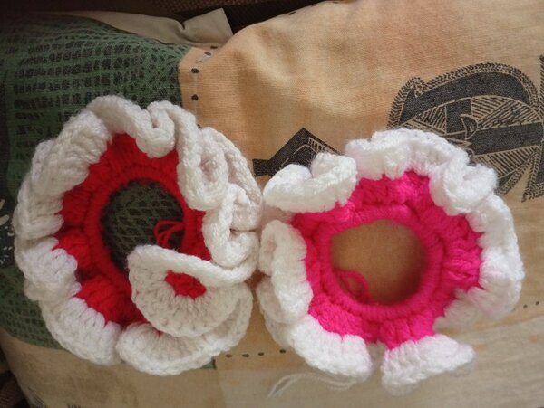 Handmade Crochet Scrunchies