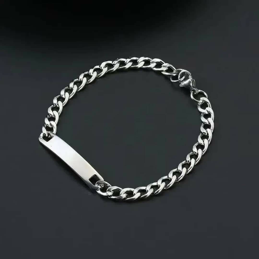 Bracelet en acier inoxydable élégant