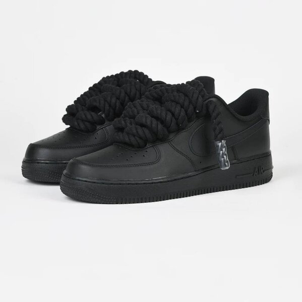Air force noir gros lacet