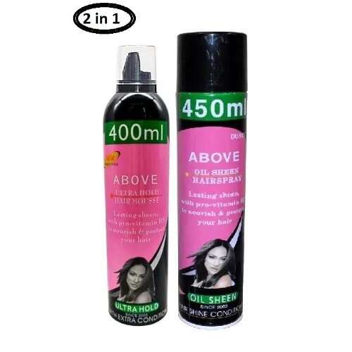 Mousse et Laque Cheveux Ultra Fixation