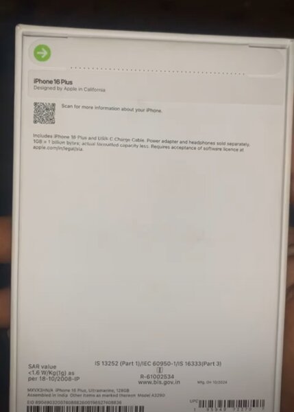 iPhone 16plus