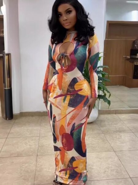 Maxi bodycon dress