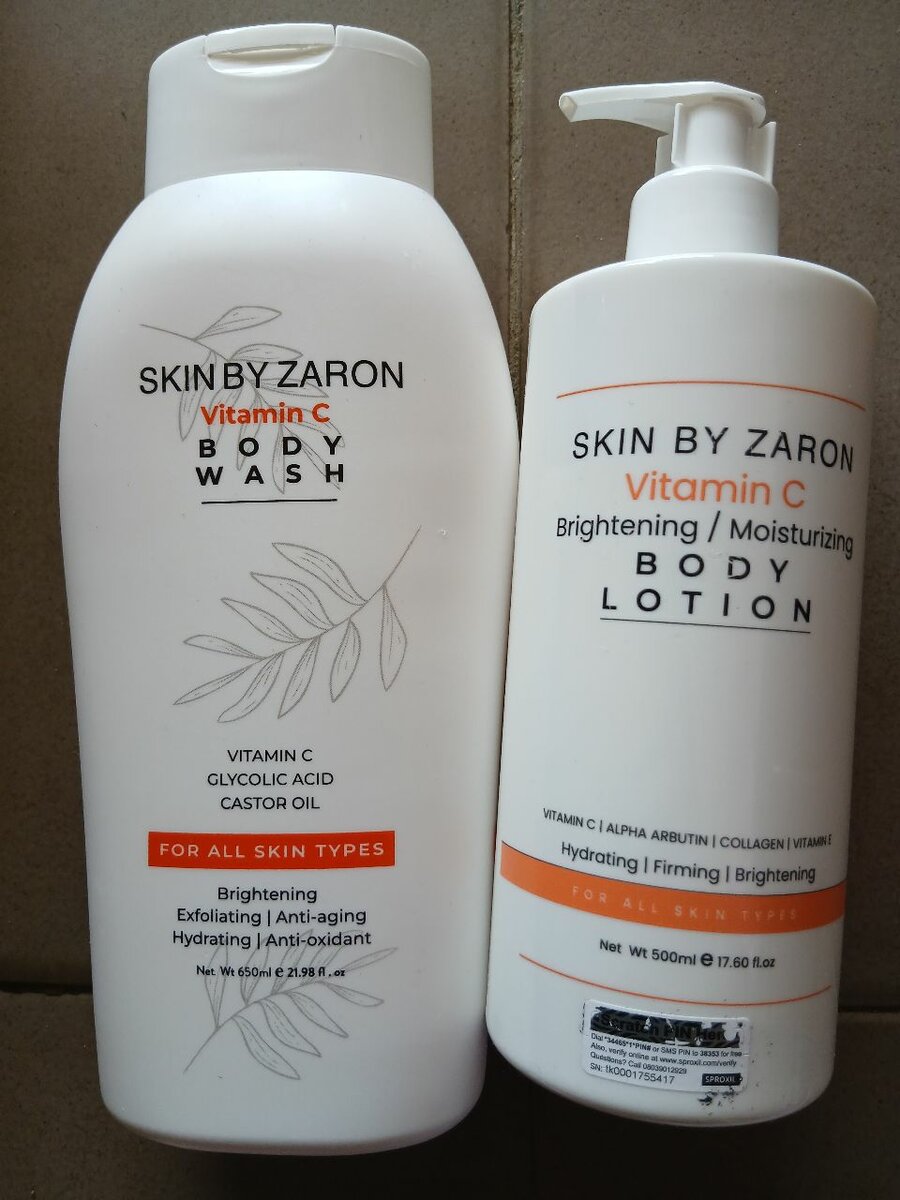 Vitamin C Body Wash & Lotion