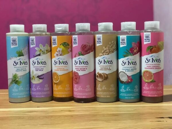 St Ives body wash