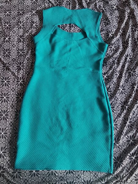Robe élégante turquoise