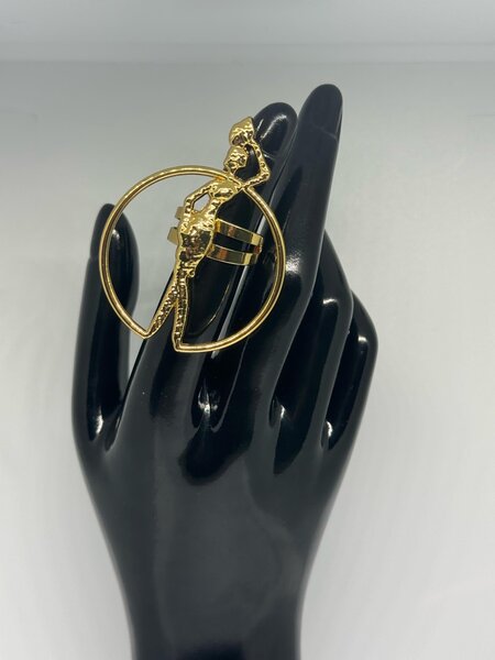 Bague or plaque