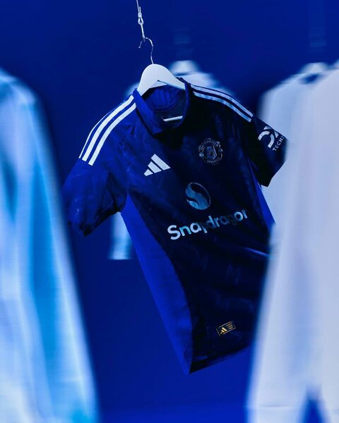 Maillot de Football Bleu Homme