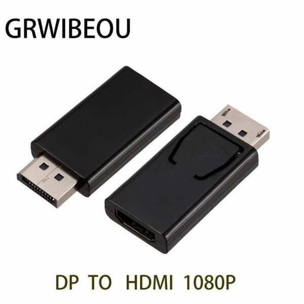 Adaptateur Displayport Mâle Vers HDMI Femelle - Noir