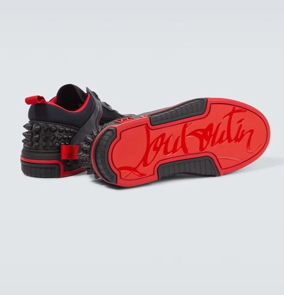 Astroloubi leather and suede sneakers