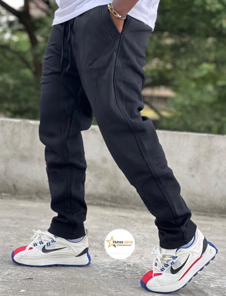 Joggeur en cuir élégant pour hommes