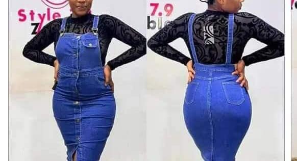 Women's denim dress