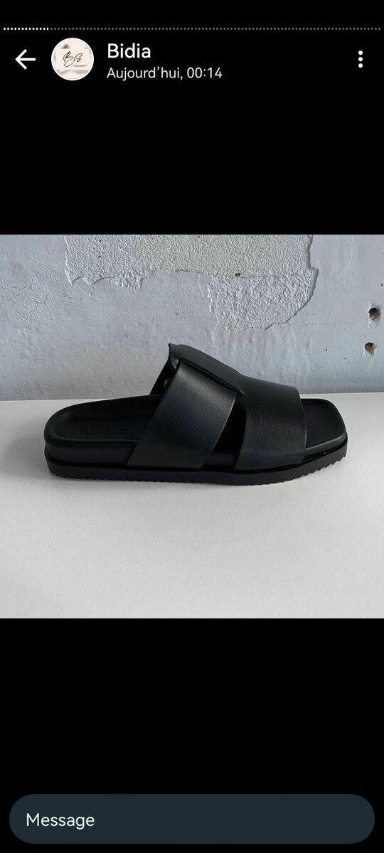Sandales en cuir