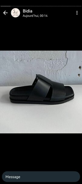 Sandales en cuir