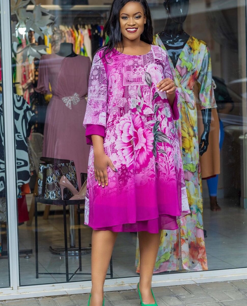 Print dress
