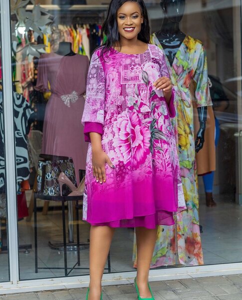 Print dress