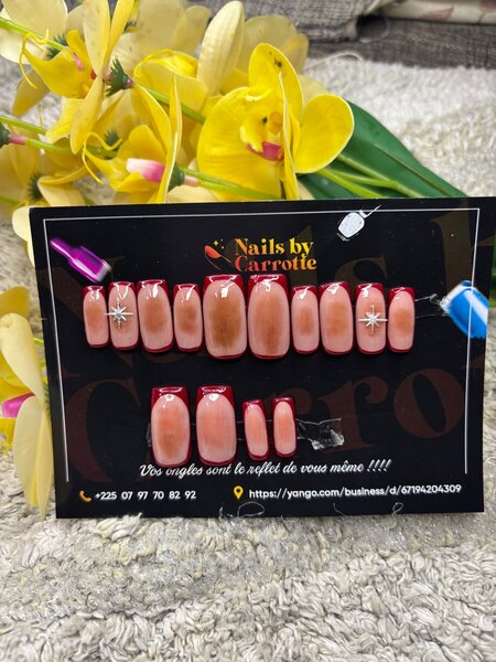 Ongles Prêts à Porter Rouge