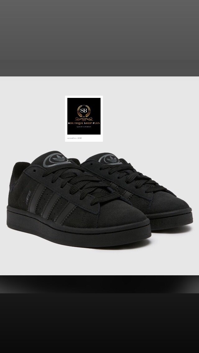 Basket ADIDAS CAMPUS TRIPLE BLACK AUTHENTIQUE dans sa boîte