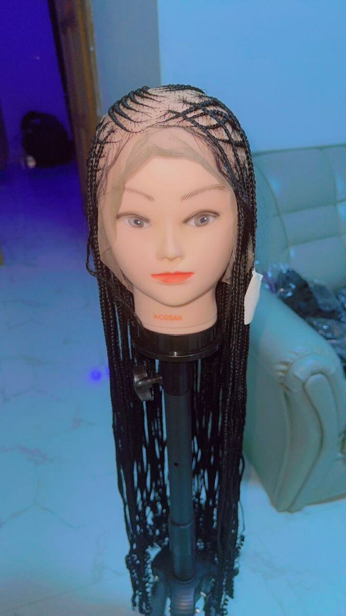 Breaded wig cap