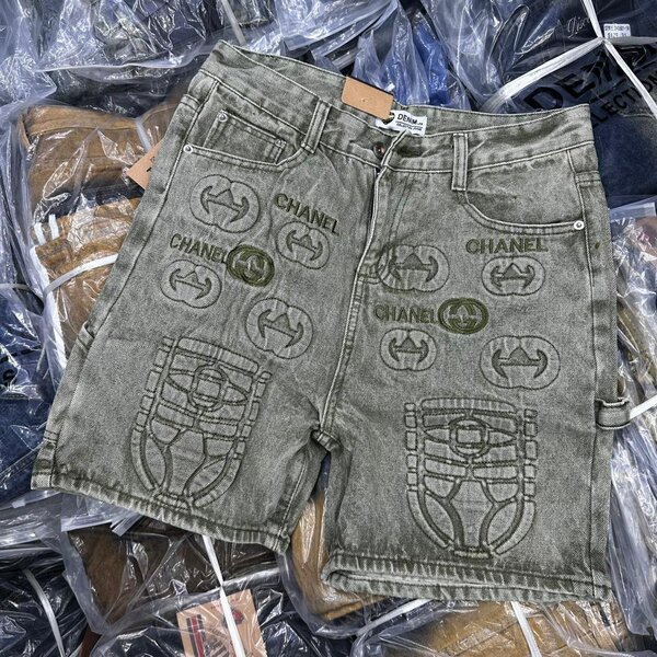 Denim shorts