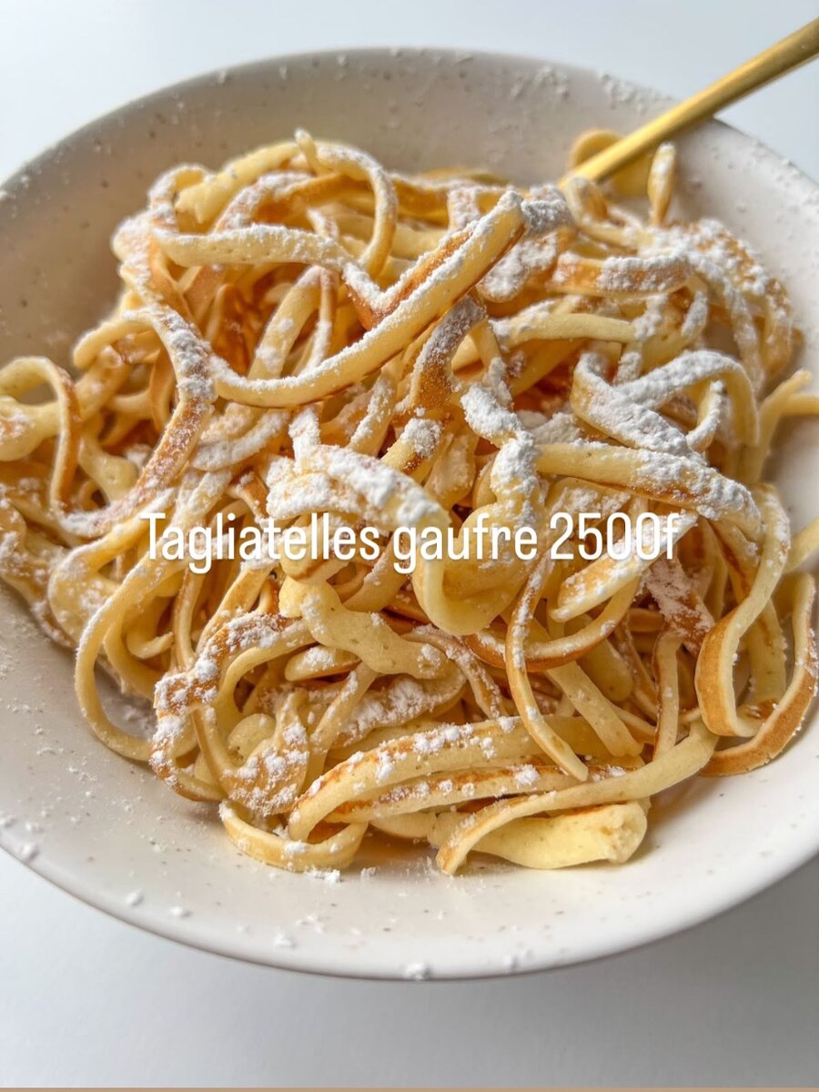 Tagliatelles Gaufres Délicieuses