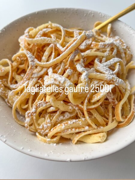 Tagliatelles Gaufres Délicieuses
