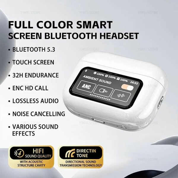 Airpods A9Pro 3rd Gen | ANC + ENC | With Touch Screen