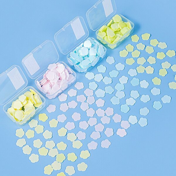 Portable paper soap