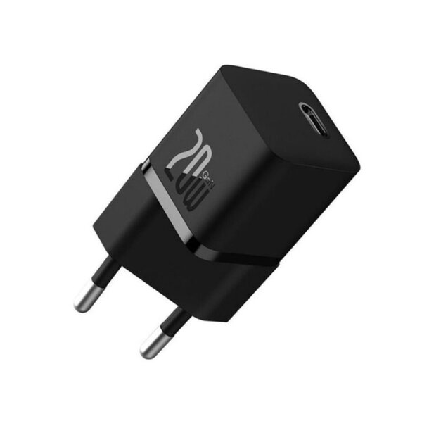 Baseus Chargeur 1C 20W UE Noir-ccgn050101