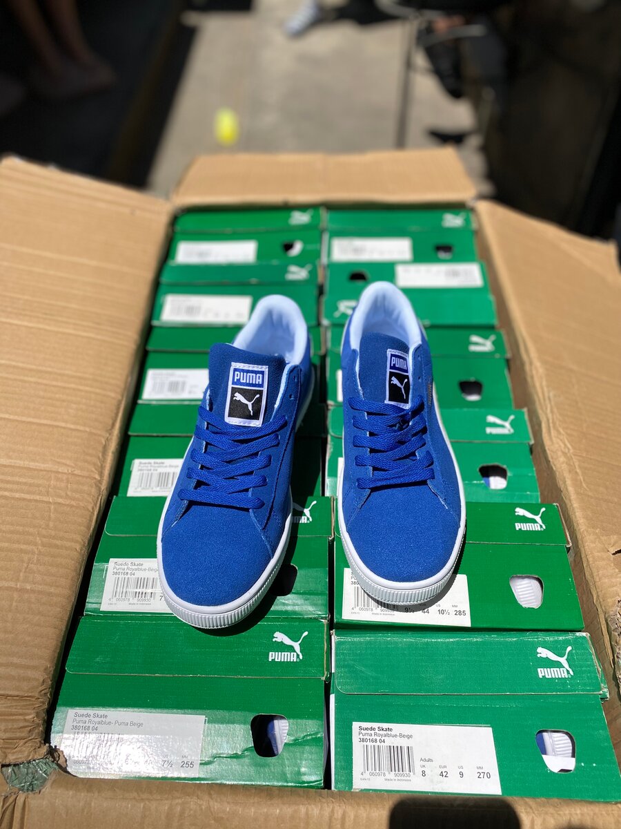 Puma suede blue