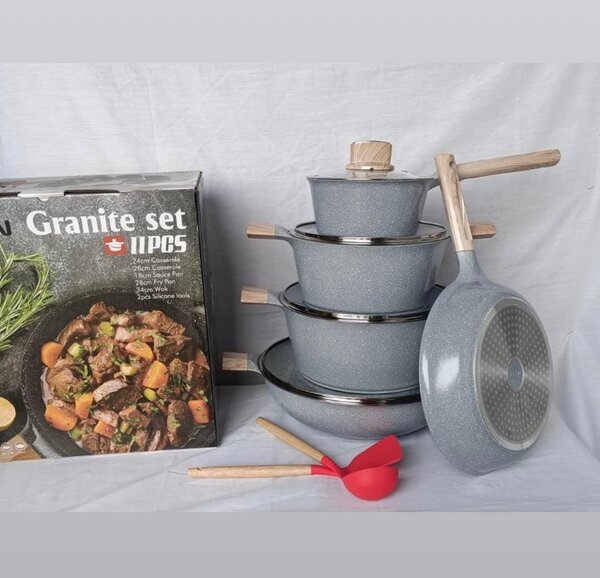 Granite set 11pcs(+Laddles)