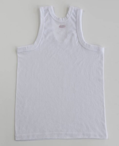 Débardeur Enfant Coton Blanc