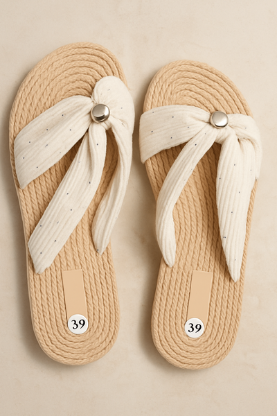 Sandales confortables en corde