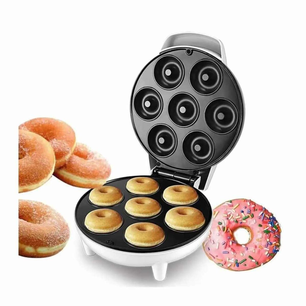 7 holes donut maker