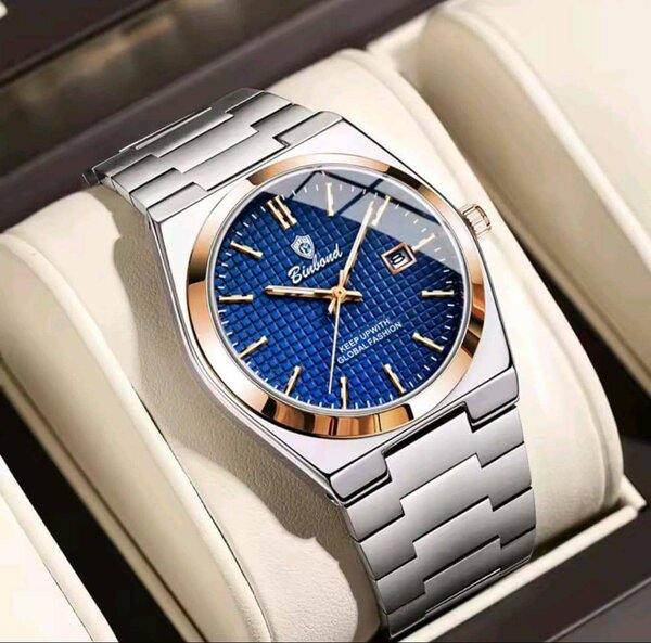 Montre Homme Élégante Bleu